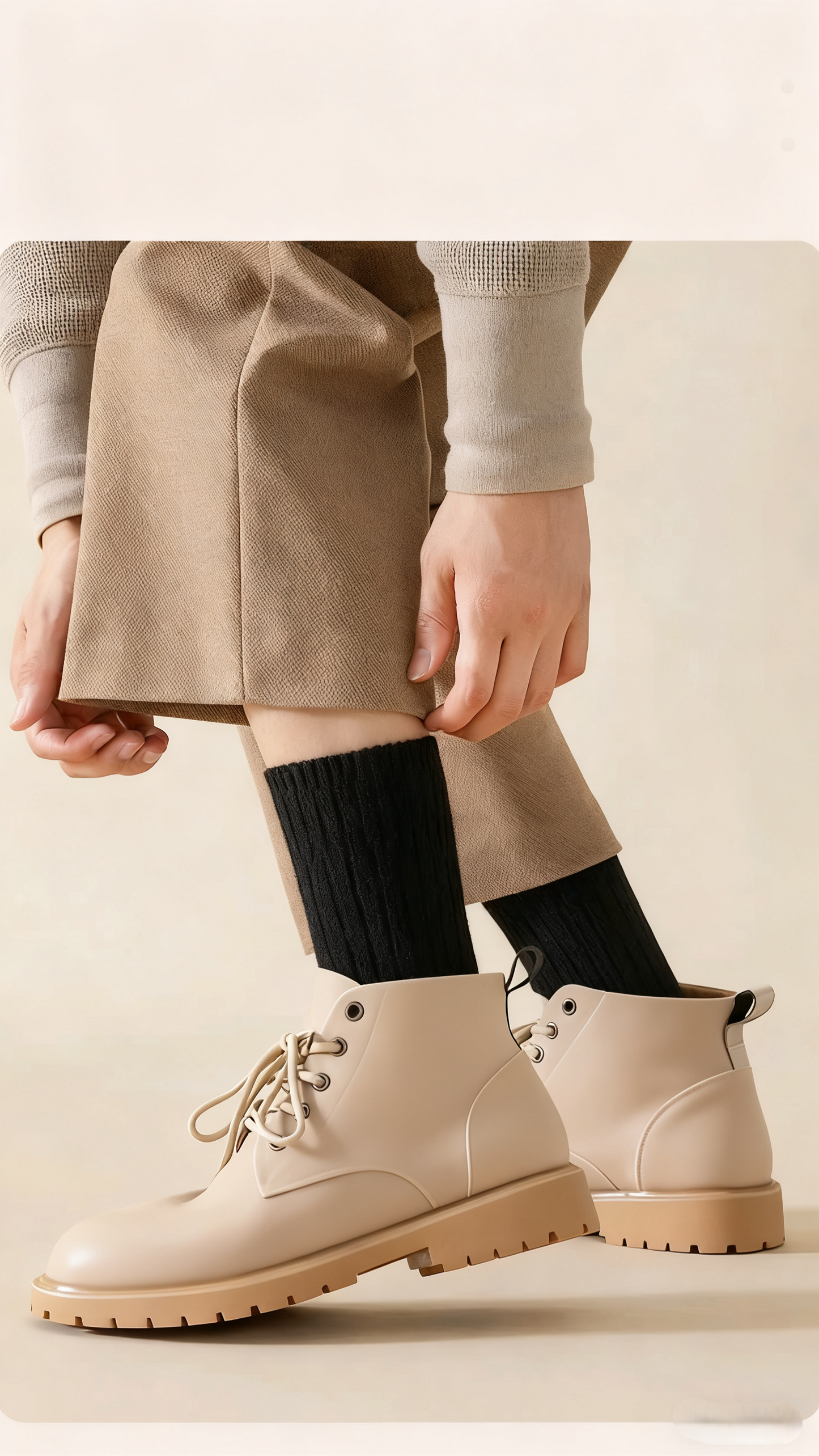 100% Cotton Men’s Socks – Natural, Skin-Friendly & Antibacterial!