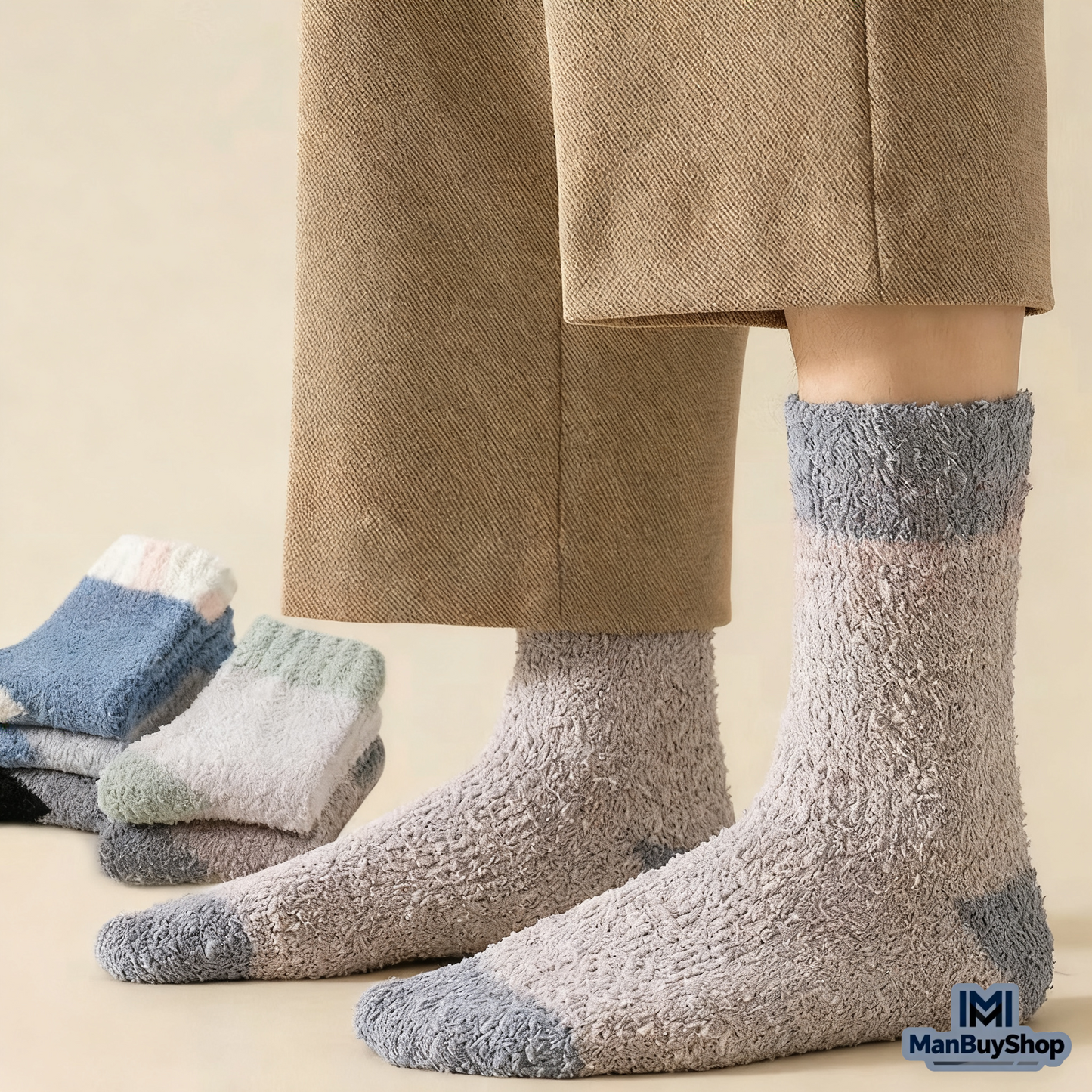 Cozy Plush Socks – Soft, Warm & Perfect for Indoor Comfort!