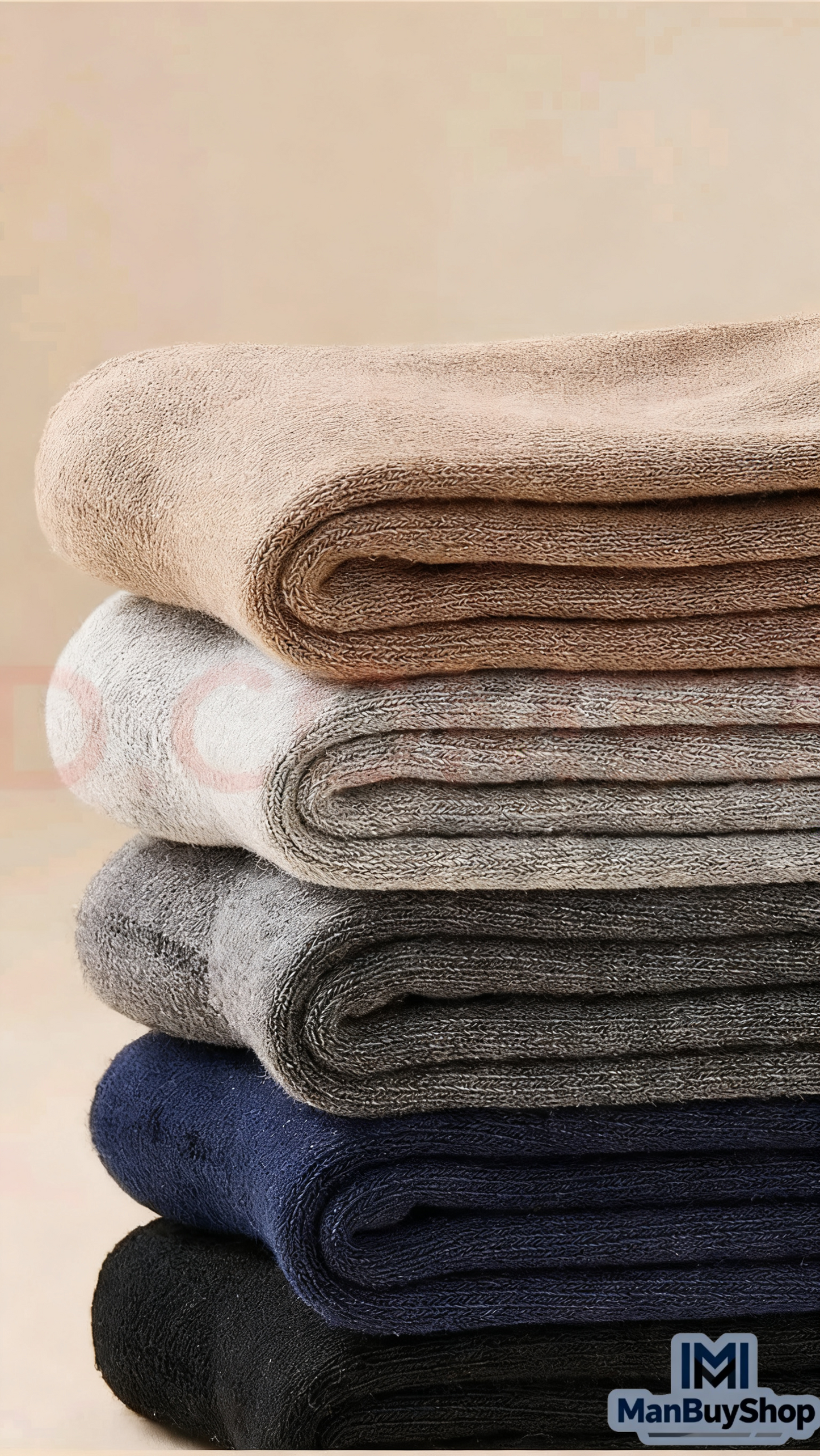 100% Cotton Men’s Socks – Natural, Skin-Friendly & Antibacterial!