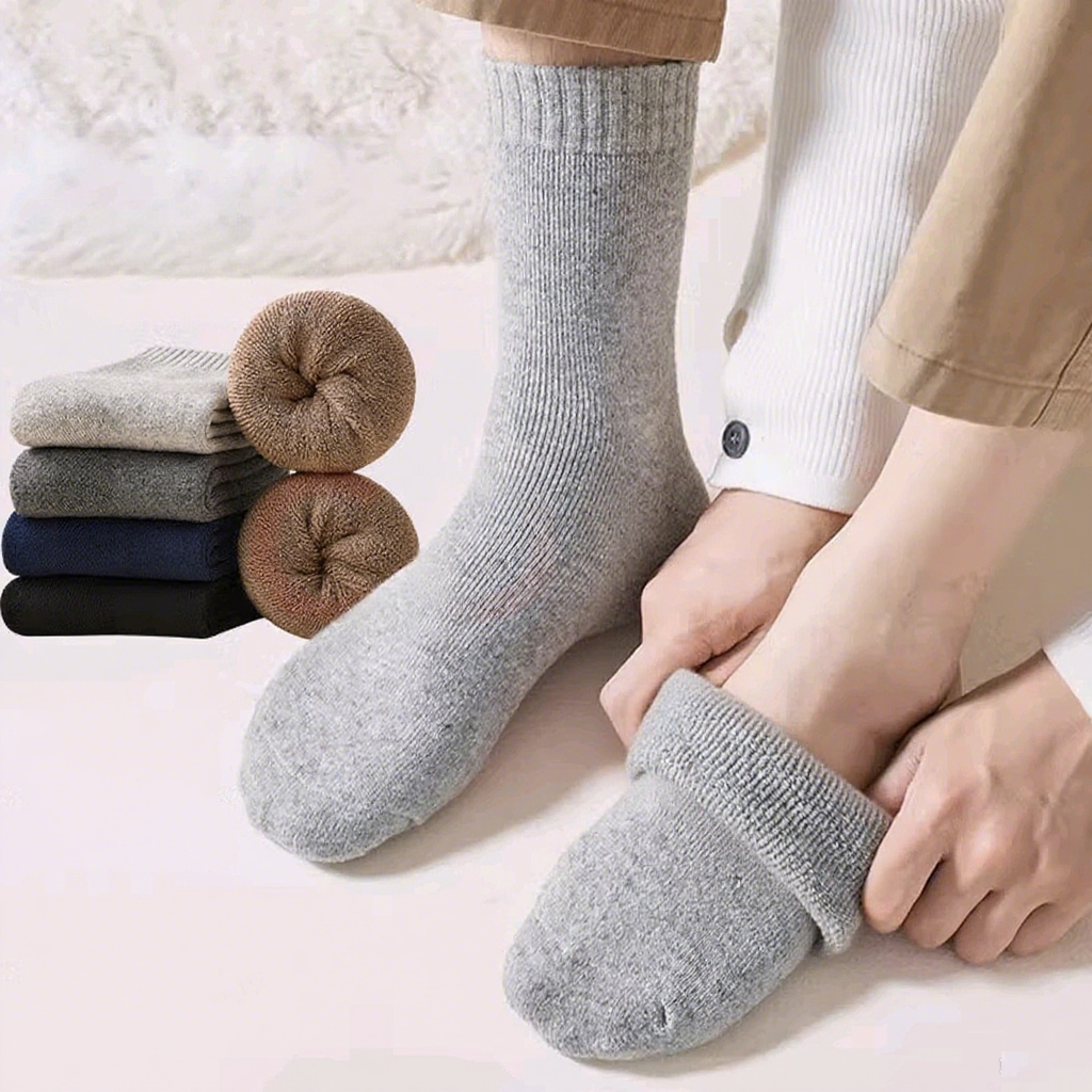 100% Cotton Men’s Socks – Natural, Skin-Friendly & Antibacterial!