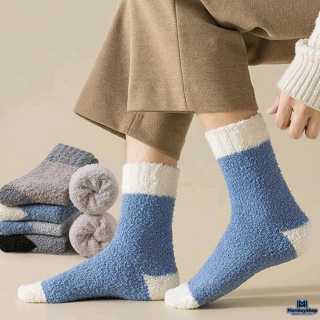 Cozy Plush Socks – Soft, Warm & Perfect for Indoor Comfort!