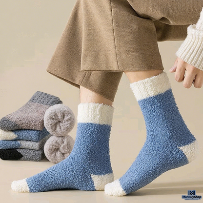 Cozy Plush Socks – Soft, Warm & Perfect for Indoor Comfort!