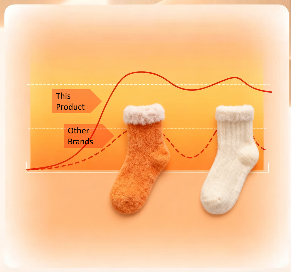 Cozy Plush Socks – Soft, Warm & Perfect for Indoor Comfort!