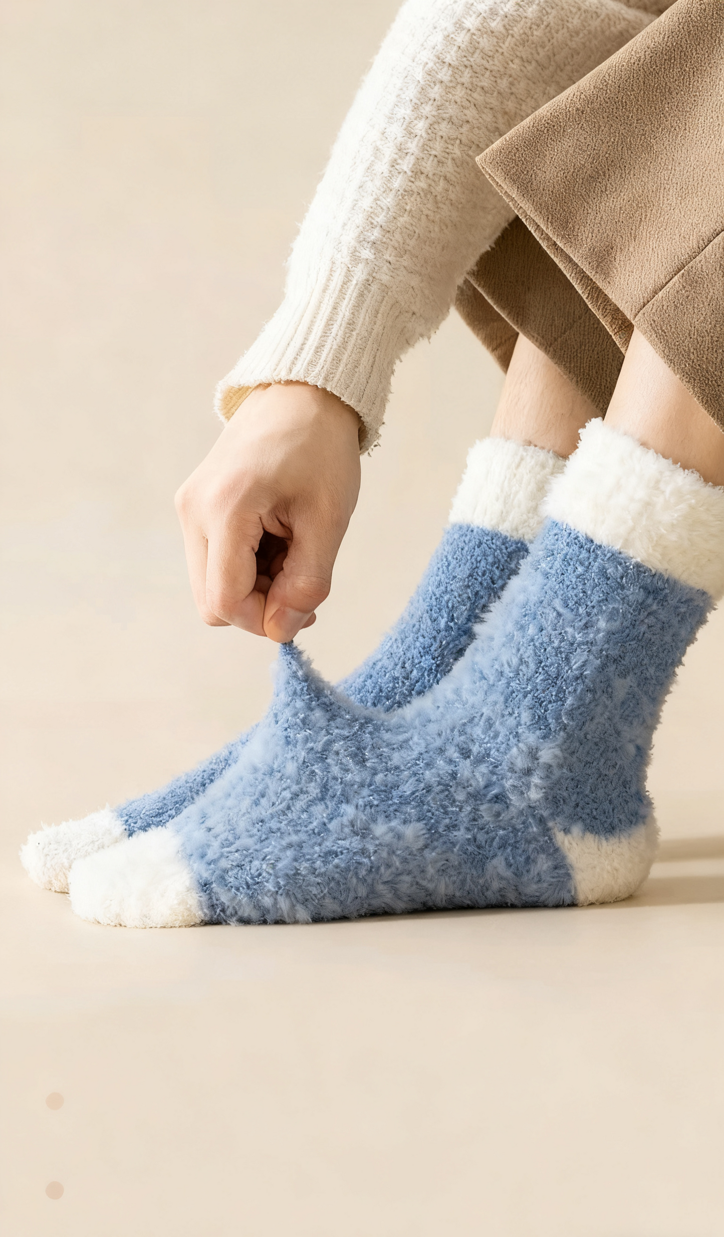 Cozy Plush Socks – Soft, Warm & Perfect for Indoor Comfort!