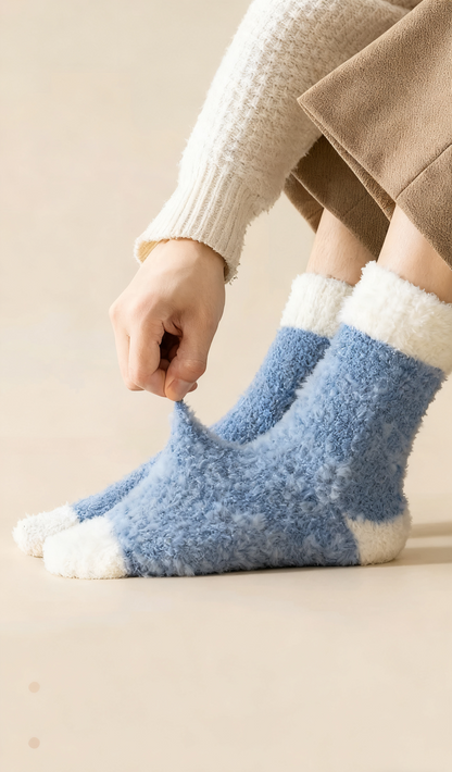 Cozy Plush Socks – Soft, Warm & Perfect for Indoor Comfort!