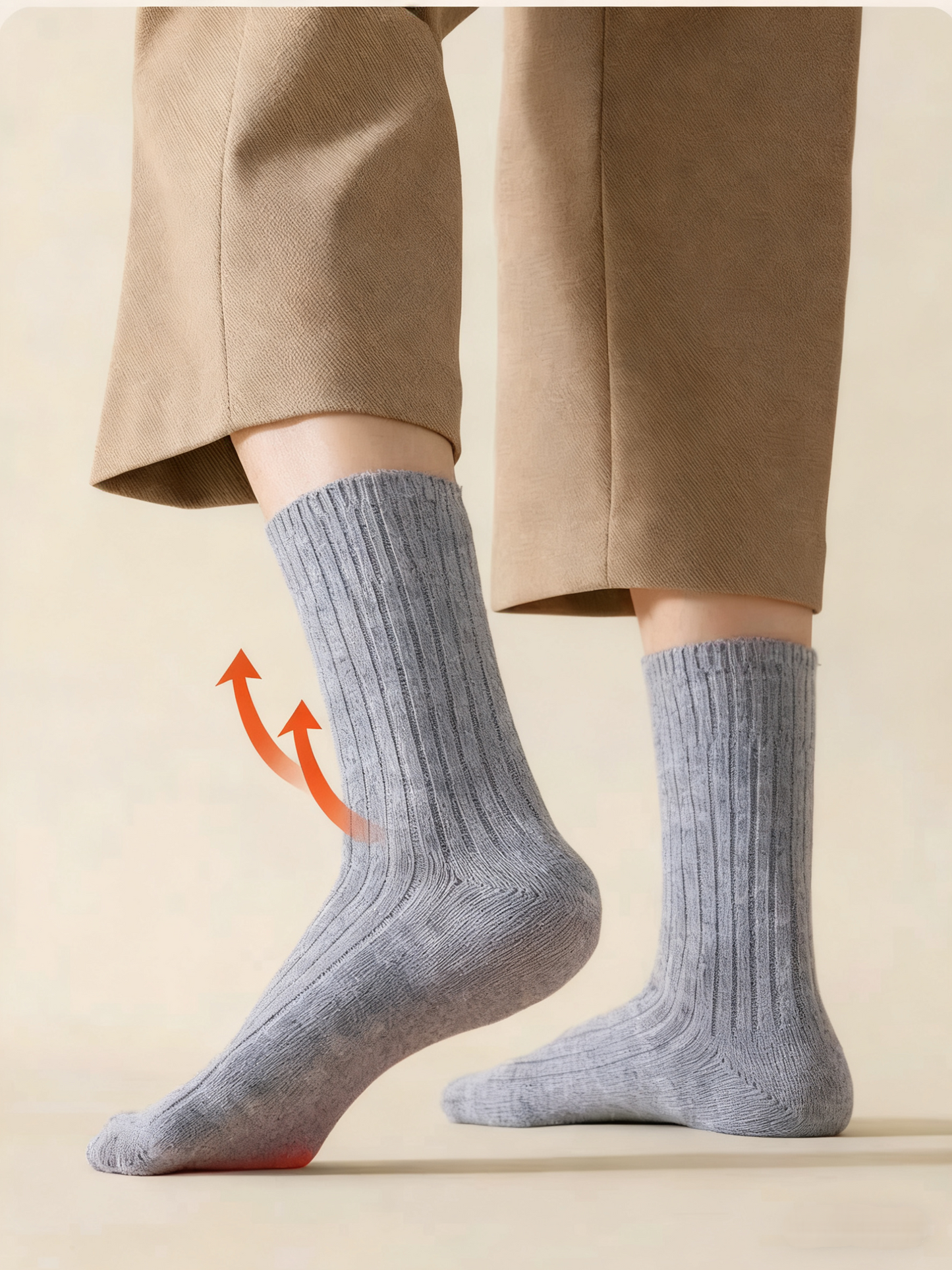 51% Wool Warm Socks – Outdoor Essential for Cold Winter Days!