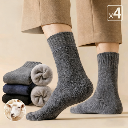 51% Wool Warm Socks – Outdoor Essential for Cold Winter Days!