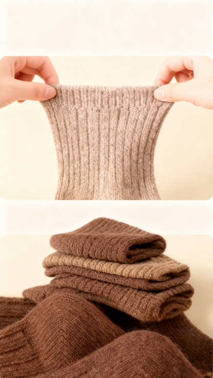 93% Wool Warm Socks – Outdoor Essential for Cold Winter Days!