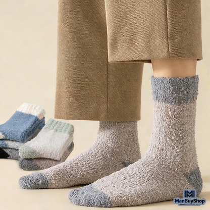 Cozy Plush Socks – Soft, Warm & Perfect for Indoor Comfort!